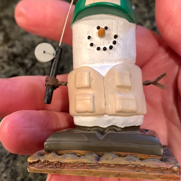 The Original S’Mores Marshmallow Fisherman & Fishing Pole Hanging Ornament - Picture 5 of 5